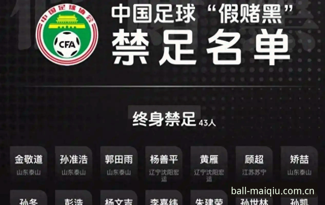 资深用户分享：从足协第三批禁足名单看中国足球治理的实战心得